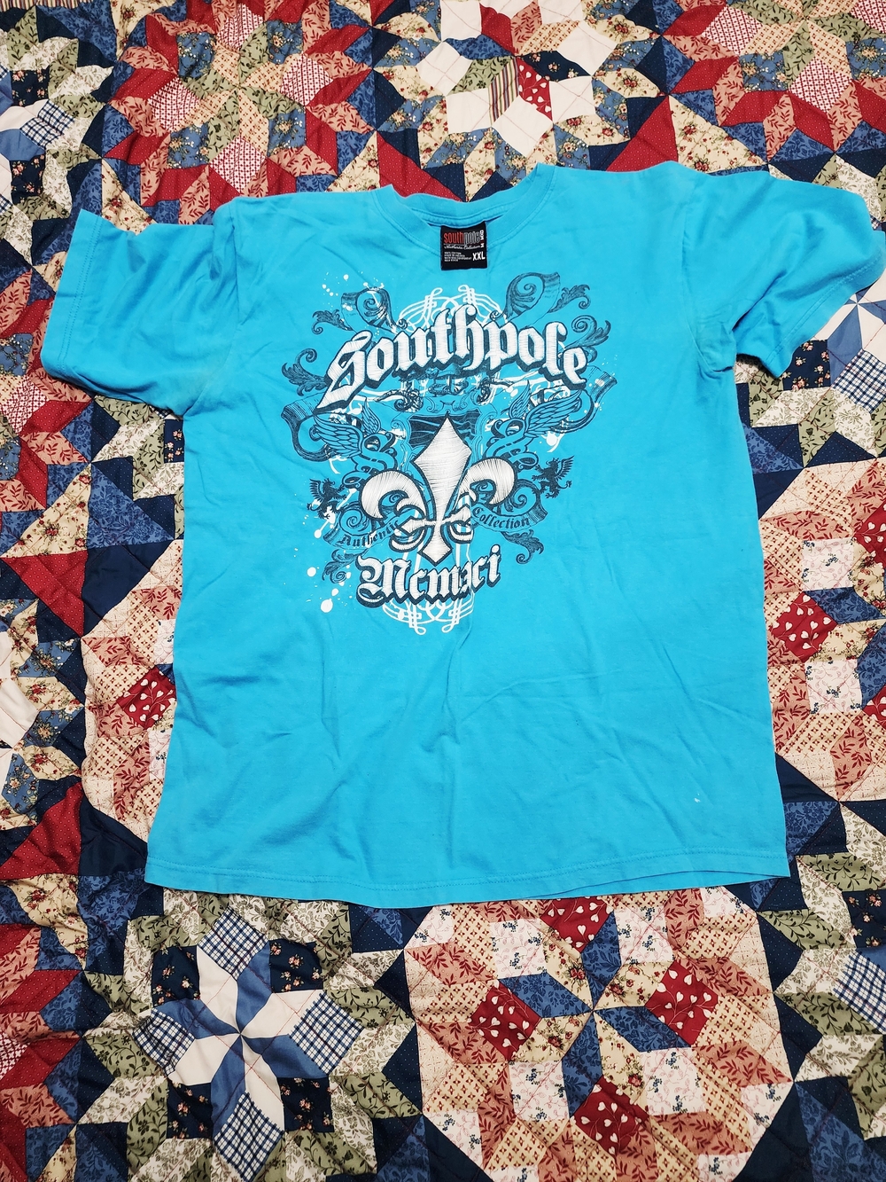 South Pole Boys' Bright Turquoise Graphic Tee